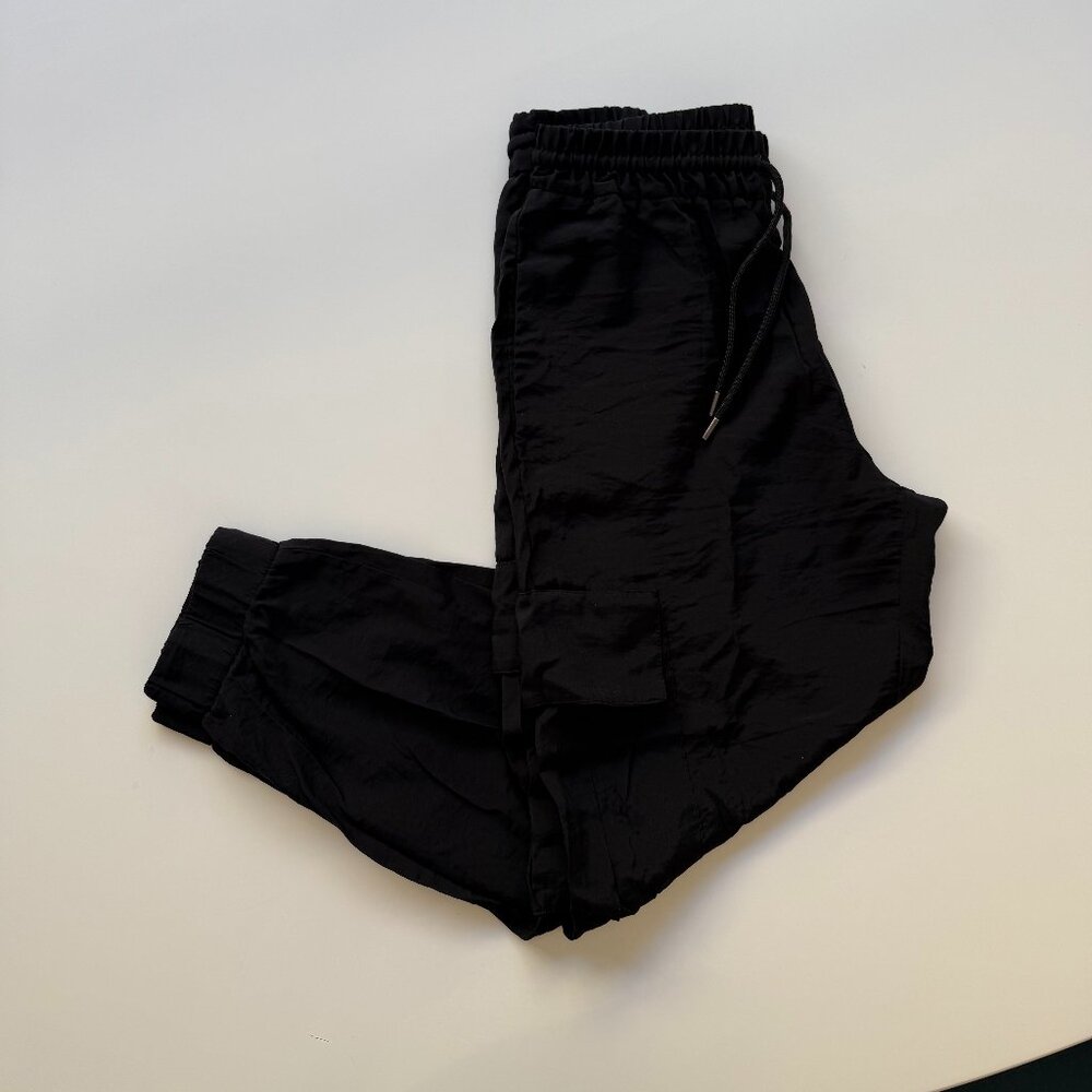Zara Black Joggers - M